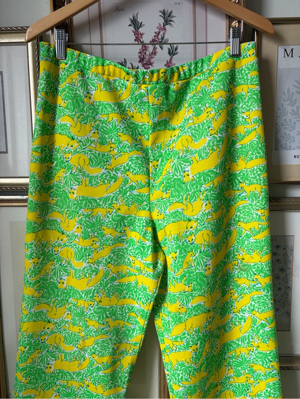 Vintage Lilly Pulitzer Fox Print Pants - Picture 10 of 10